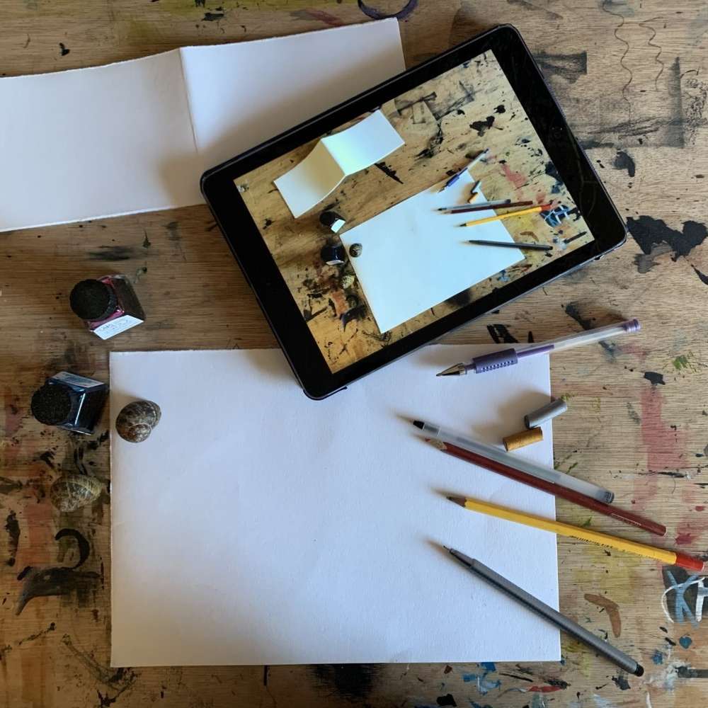 Online art challenge with Hospitalfied