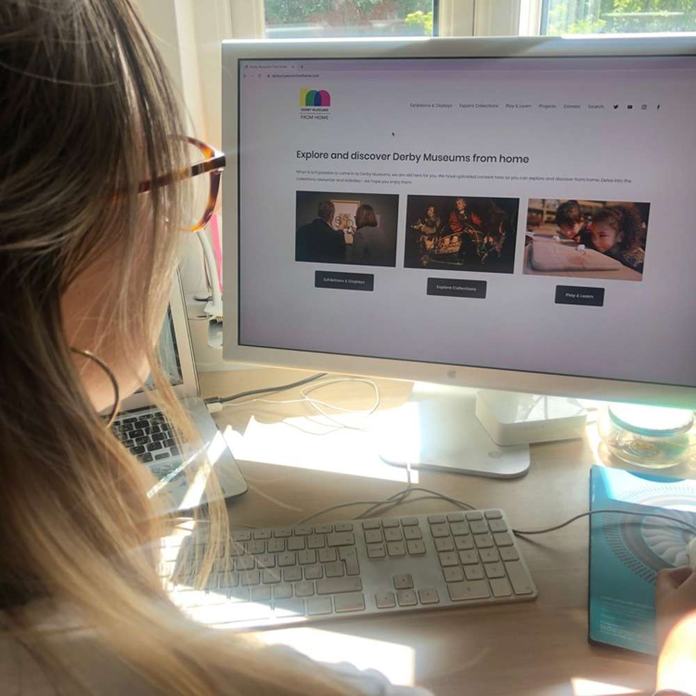 Derby Museums from Home: a microsite from Derby Museums