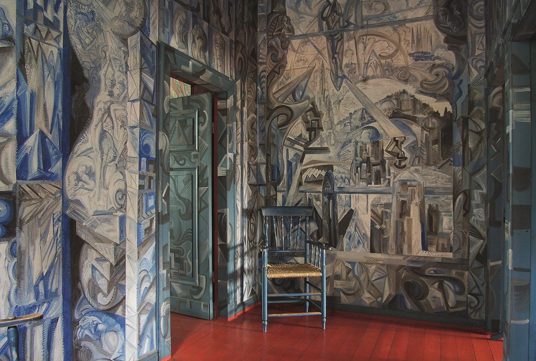 The bedroom at Kunststatte-Bossard The bedroom at Kunststatte-Bossard