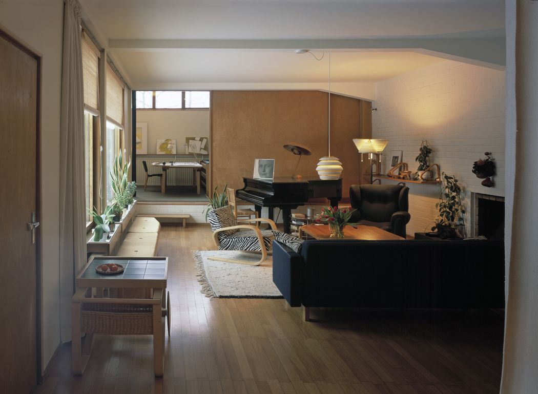 The interior of the Aalto House, Riihitie, Finland The interior of the Aalto House, Riihitie, Finland