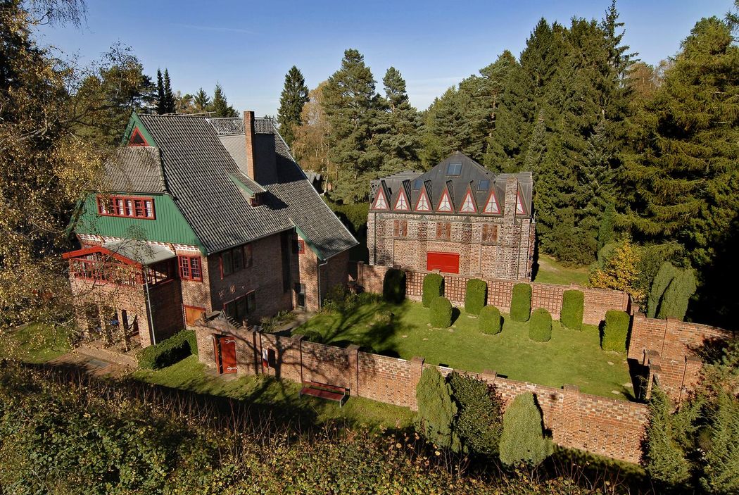 Kunststätte Bossard, Lower Saxony, aerial view