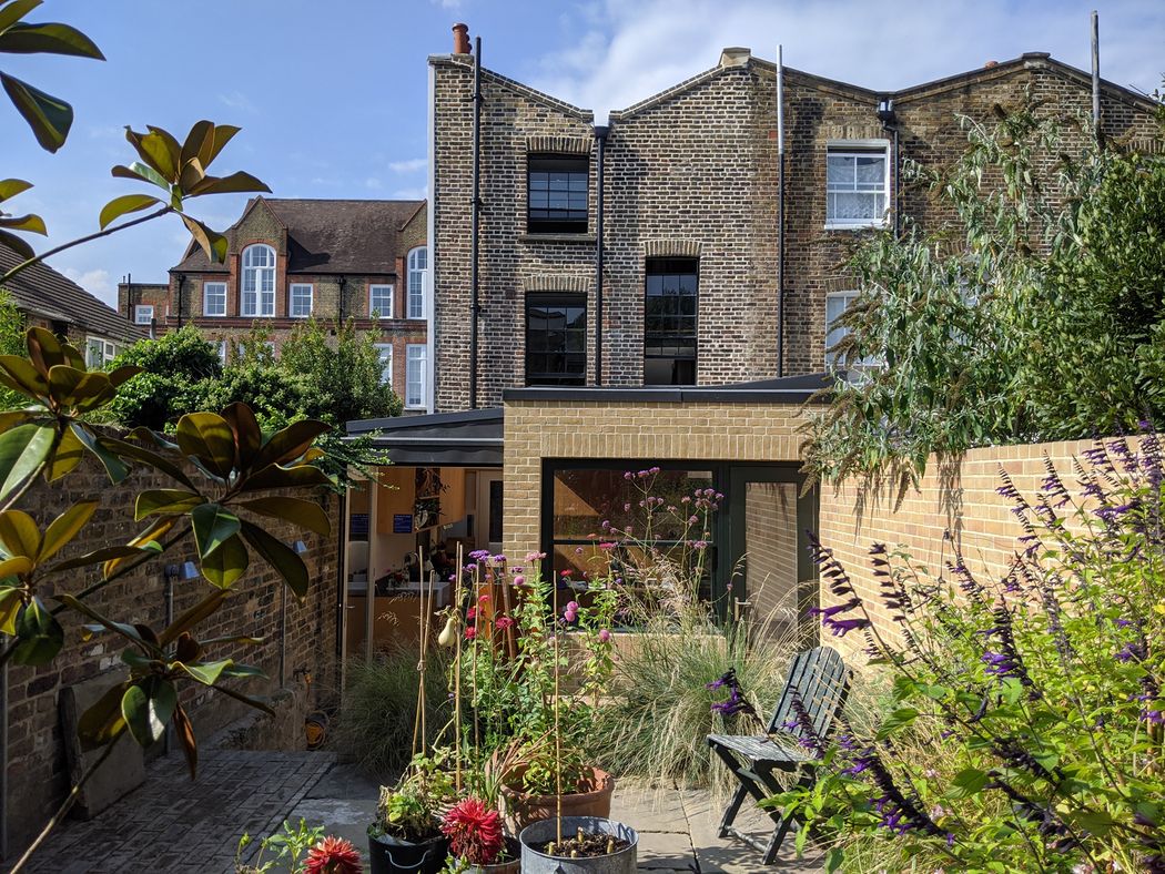 The garden at Van Gogh House