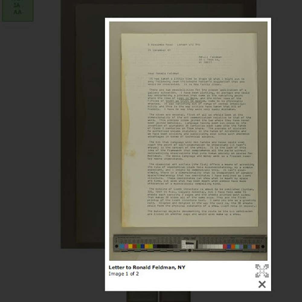 Online Archive from Flat Time House